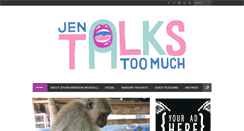Desktop Screenshot of jentalkstoomuch.com